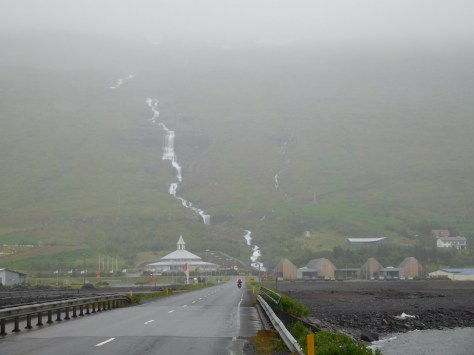Cruising into Eskifjörður