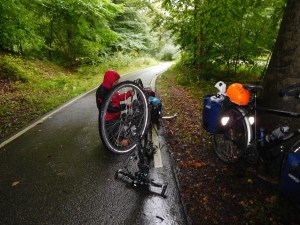 Fixing a puncture in the hail