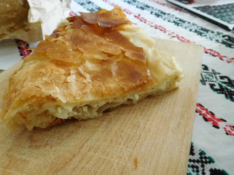 A cheese borek from Cres - the perfect breakfast
