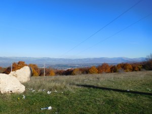 View from the top of the climb out of Mostar