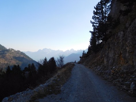 Coming off the plain