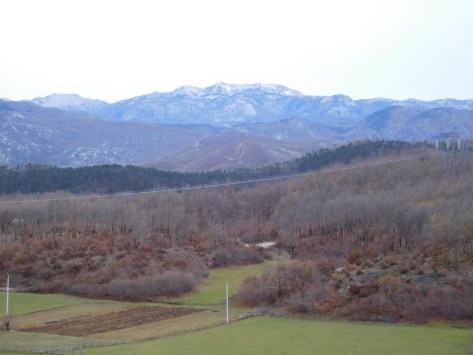 Fist snow in the Balkans?