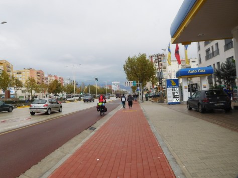 Tirana bicycle lane