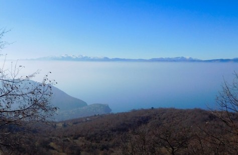 Views over lake Ohrid