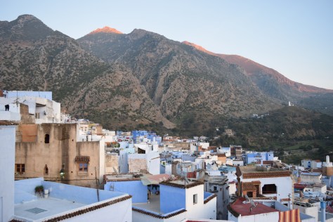 Sunset over Chefchaouen