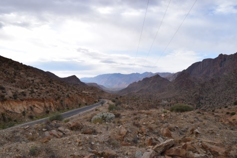 Tafraoute (in the distance) at last!